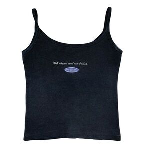 Vintage 90s Die Trying “Well, today was a total waste of makeup.”quote Tank Top